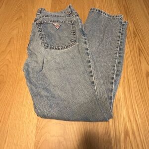 Vintage Guess Original Fit Classic Narrow Leg Blue Jean 30-Read dis